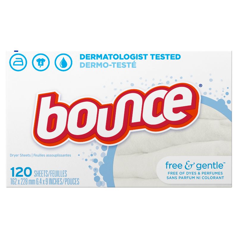 Photo 1 of Bounce Fabric Softener Dryer Sheets Free & Gentle