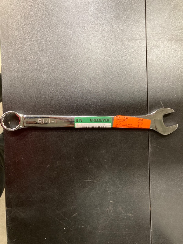 Photo 3 of 1-1/16 in. 12-Point SAE Full Polish Combination Wrench