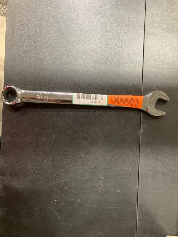 Photo 2 of 1-1/16 in. 12-Point SAE Full Polish Combination Wrench