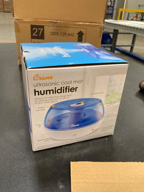 Photo 1 of 0.2 Gal. Personal Ultrasonic Cool Mist Humidifier