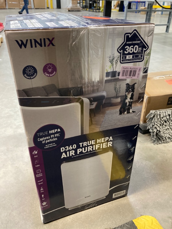 Photo 3 of Winix D360 True HEPA 3-Stage Air Purifier, AHAM Verified for 360 Sq. Ft., White