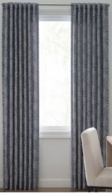 Photo 1 of Origin 21 84-in Navy Room Darkening Thermal Lined Back Tab Single Curtain Panel