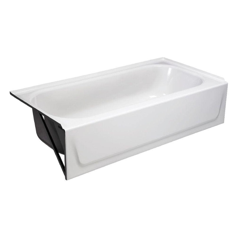 Photo 1 of Aloha 60 in. x 30 in. Soaking Bathtub with Left Drain in White