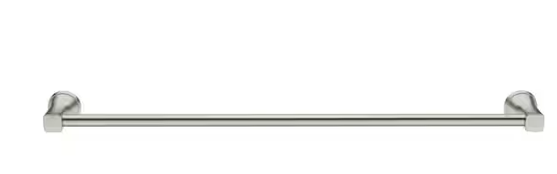 Photo 1 of Glenmere 24 in. Towel Bar in Brushed Nickel