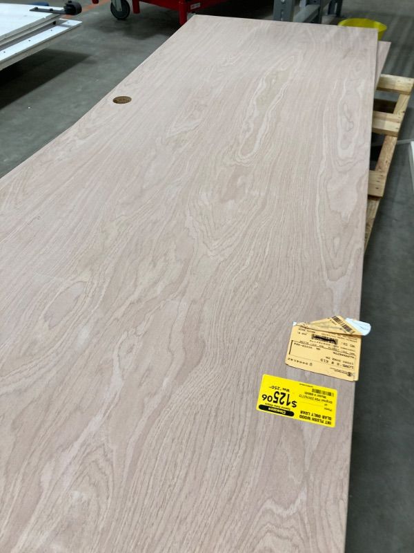 Photo 1 of flush wood slab door! L79'' W29.75''