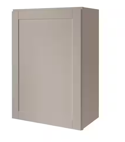 Photo 1 of Westfield Dusk Gray Shaker Stock Assembled Wall Kitchen Cabinet (21 in. W x 12 in. D x 30 in. H)
