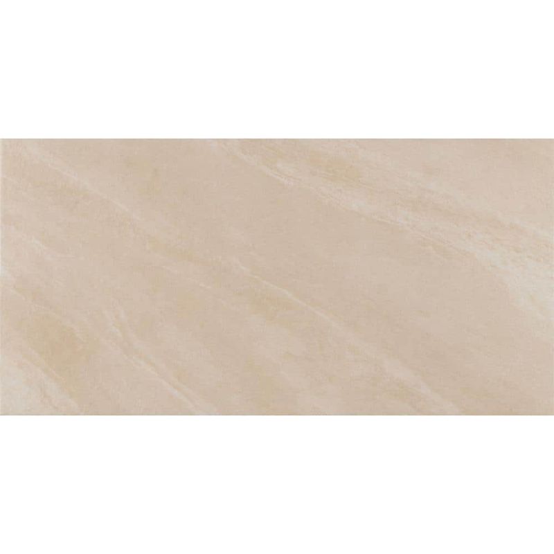 Photo 1 of 2* TrafficMaster Alverstone Ivory 12 in. X 24 in. Porcelain Floor and Wall Tile (13.56 Sq. Ft./case), Ivory/Matte