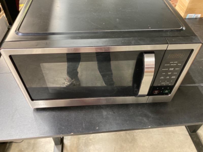 Photo 3 of 1.1 cu. ft. Countertop Microwave in Fingerprint Resistant Stainless Steel