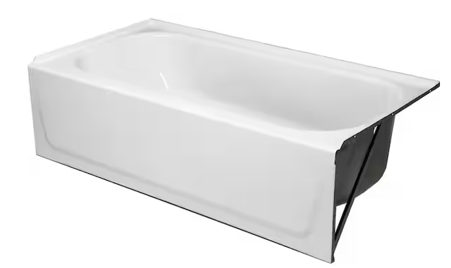 Photo 1 of Aloha 60 in. x 30 in. Soaking Bathtub with Right Drain in White