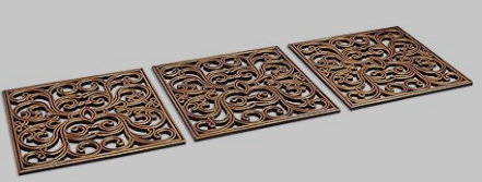 Photo 1 of BIRDROCK HOME 12 x 12 Rubber Stepping Stones Tile - Copper - Set of 3 - Decorative Garden Mats - Sturdy Durable Steps - Perfect for Gardens Path, Flowerbed, Gravel, Dirt, Grass