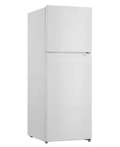 Photo 1 of 10.1 cu. ft. Top Freezer Refrigerator in White