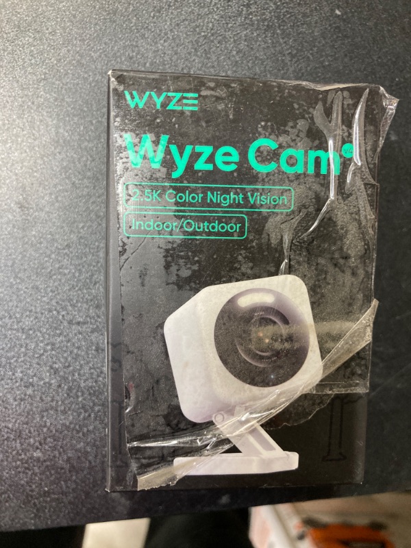 Photo 3 of Wyze Cam V4, 2K HD Wi-Fi Smart Home Security Camera, Indoor/Outdoor Use, Pet/Baby Monitor, Motion Activated Spotlight/Siren, Enhanced Color Night Visi