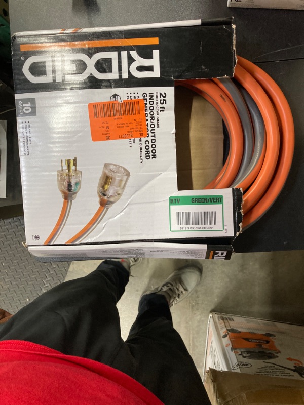 Photo 2 of 25 ft. 10/4 L14-30 Extension Cord