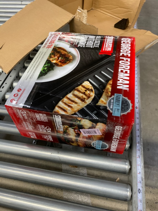 Photo 1 of George Foreman Contact Smokeless Select a Temp. Grill, Family Size (4-6 Servings)