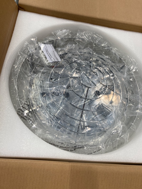 Photo 2 of 11-Lights Chrome Finish Classic Empire Style K9 Crystal Chandelier Ceiling Light for Living Room Foyer Dining Room Hallway Bedroom (24×12 inch) New Packaging Easy to Install 11-lights (W24”× H12”)