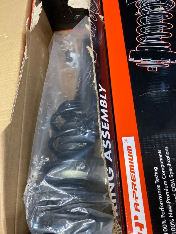 Photo 2 of ***MISSING BOLTS*** A-Premium Front Pair (2) Complete Strut & Coil Spring Assembly Compatible with Mini Cooper 2007-2015, Driver and Passenger Side, Replace# 1335614L 1335614R Front Side