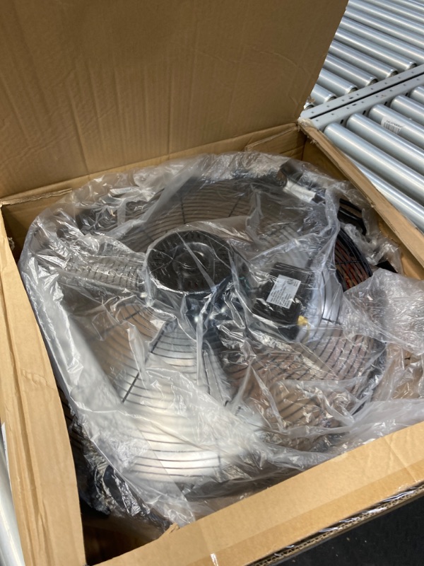Photo 1 of BEESTAR 20 inch High Velocity Wall Mount Fan,Industrial Fan with 3 Speed Commercial Ventilation,Easy Operation and 270 Degree Tilting,Metal Fan for Warehouse,Greenhouse, Workshop and Basement