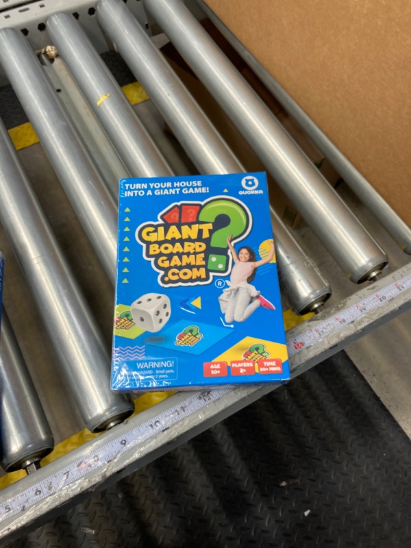 Photo 2 of QUOKKA Giant Outdoor Games for Kids Ages 8-12 - Yard Card Game with Jumbo Dice for Teen Party - | 250 Fun Challenges | Quick Set Up | Educational Quiz | Lawn or Floor | - Learning Board Game Teens Edition