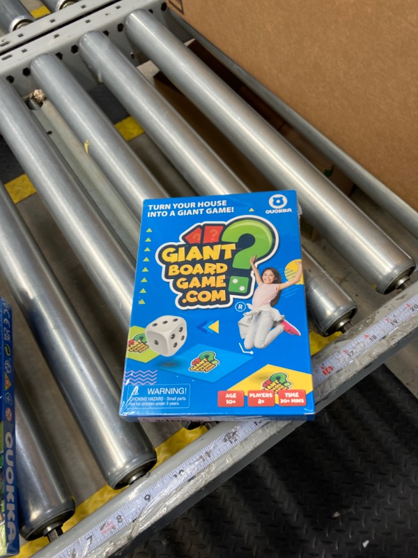 Photo 1 of QUOKKA Giant Outdoor Games for Kids Ages 8-12 - Yard Card Game with Jumbo Dice for Teen Party - | 250 Fun Challenges | Quick Set Up | Educational Quiz | Lawn or Floor | - Learning Board Game Teens Edition
