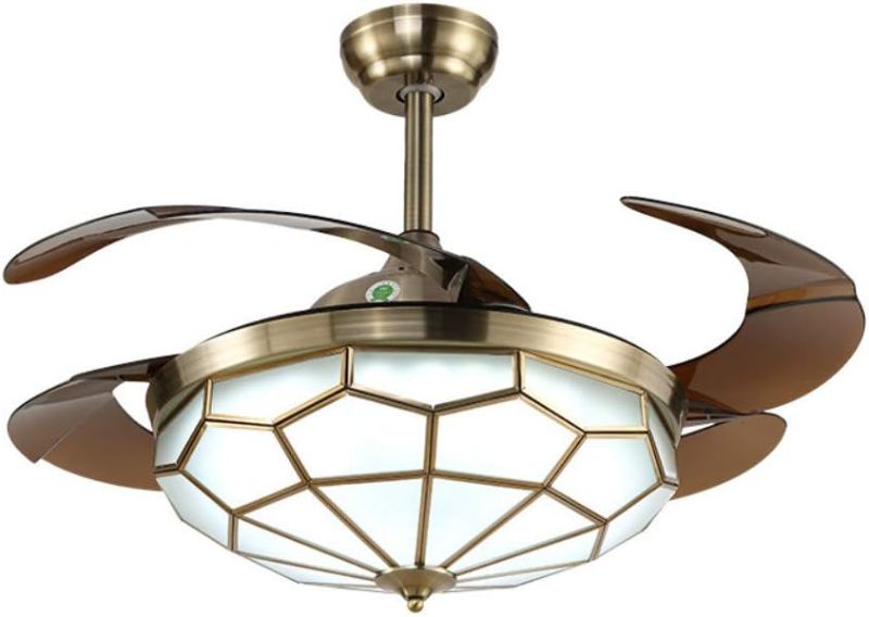 Photo 1 of *** similar **
42" Invisible Reversible Ceiling Fan with LED Light & Remote, 4 Retractable Blades Fan Chandeliers for Bedroom Livingroom, Indoor Ceiling Light Kits with Fans (Bronze-01)
Brand: Lighting Groups