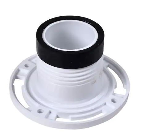 Photo 4 of (4) Pack  Bundle
Charlotte Pipe 2 in. DWV PVC Sanitary Tee - Charlotte Pipe
3 in. PVC DWV 90-Degree Hub x Hub Long Sweep Elbow- Charlotte Pipe
2 in. PVC DWV 45-Degree Hub x Hub Elbow- Oatey
4 in. PVC Twist-N-Set Open Toilet Flange