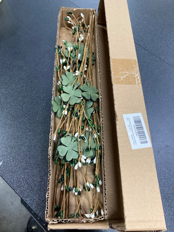 Photo 2 of 2 pack bundle
St Patrick's Day Decorations 12 Pack Clover Picks for Vases Shamrock Floral Stems for Flower Arrangement St Patricks Day Celebration-17 Tall