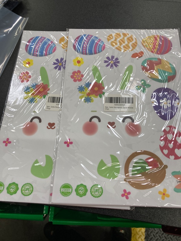 Photo 2 of 2 pack bundle
OHOME 2024 Easter Window Clings - Easter Decorations -Easter Stickers for Kids | 9 Sheets Bunny Egg Easter Basket Stuffers for Glass Windows - Easter Gifts Crafts Party Favors for Home,8x12 Inch