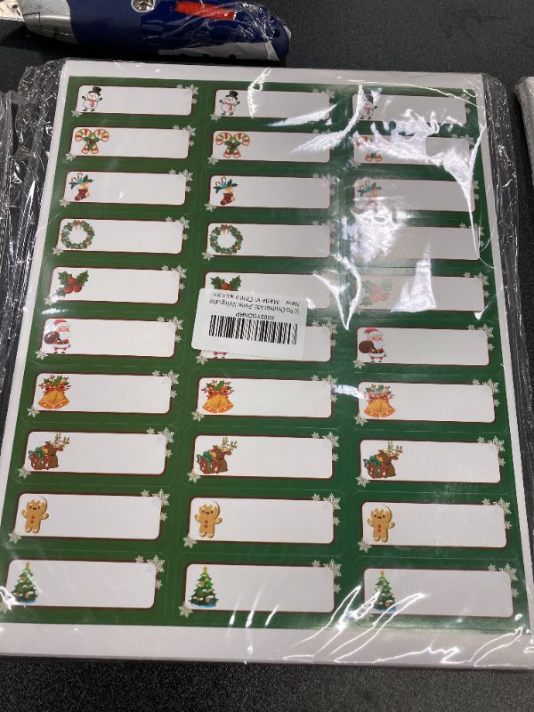 Photo 2 of 1500 Pcs Christmas Address Labels 1 x 2.5 Inch Printable Mailing Label Self Adhesive Snowflake Santa Stickers Design Winter Gift Tags Compatible with Laser and Inkjet(30 Per Sheet)
3 pack bundle