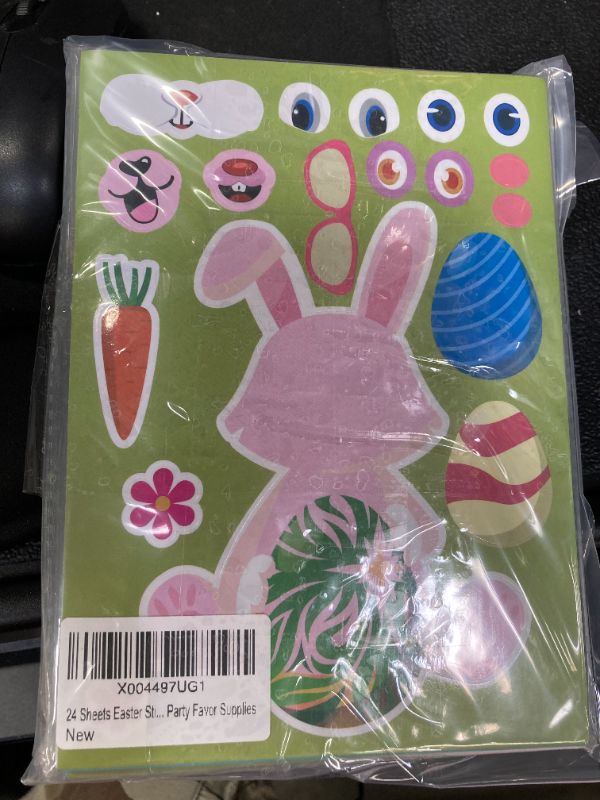 Photo 2 of 24 Sheets Easter Stickers for Kids Toddlers - Make Your Own Easter Stickers, Easter Basket Stuffers Easter Crafts for Kids Easter Activities Party Favor Supplies