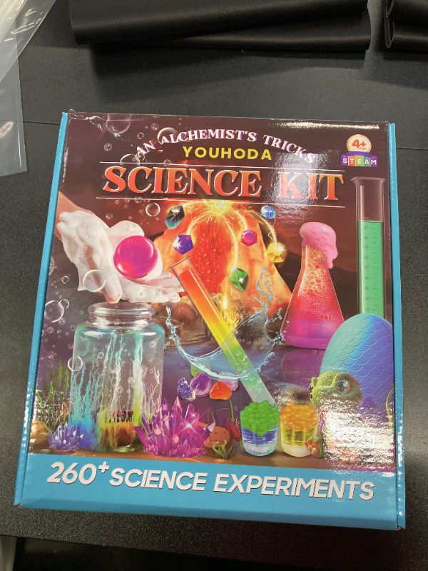 Photo 2 of 260+ Science Experiments - Over 120 pcs Science Kits for Kids Age 5-7-9-12, Boys Girls Pre School Chemistry Set & STEM Learning Educational Toys, Birthday Gifts Christmas Stocking Stuffers for Kids