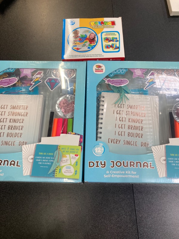 Photo 3 of DIY Journal Kit for Girls-Journal for Girls, Teens, Tween-Gifts for Teen Girls 8-14 Years Old-Cool Birthday Gifts for Girls-Stationery Set, Scrapbook & Diary Supplies Set, Journaling Art Crafts Kit Empowerment Journal Kits
Tetra Tower Game Balance Stackin