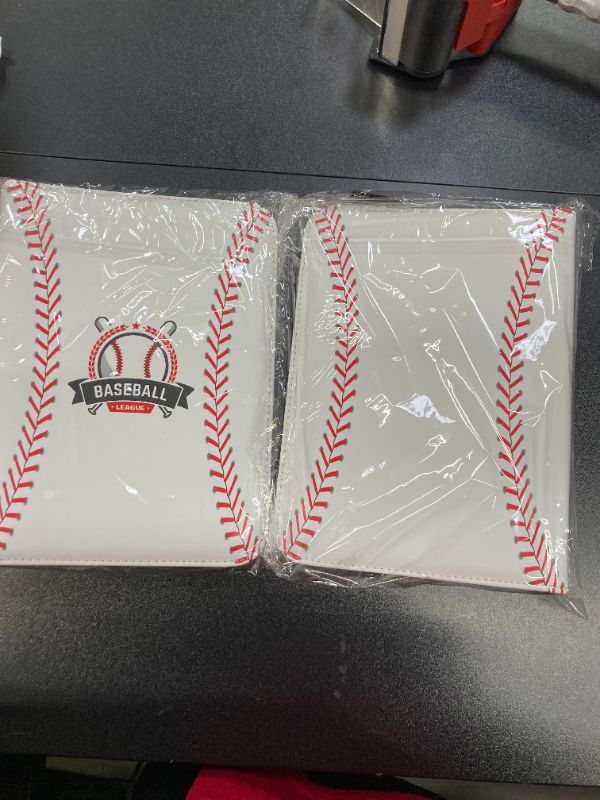 Photo 1 of Ctosree 12 pieces Baseball Card Binder with Sleeves 440 Pockets Trading Card Holder Protectors Albums, Sports Card Binder Storage Organizer Case Compatible with Topps Baseball Cards