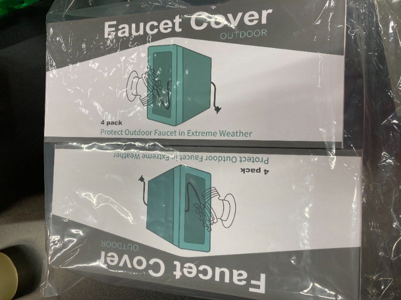 Photo 1 of 4 Pack Outdoor Faucet Covers for Winter,Foam Faucet Cover for Winter Freeze Protection,Reusable Outdoor Hose Cover,Spigot Covers Winter Insulated
2 pack bundle