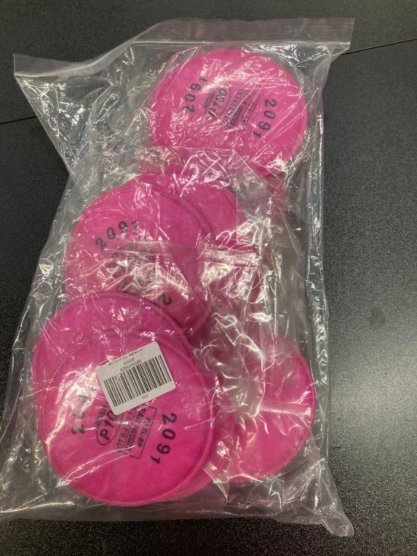 Photo 1 of 16pcs Particulate Filter 2091, P100 Compatible with 2091?Installed on P100 Filter Retainer Replacement for 6000 6200 6800 7000 FF-4 (4.3 Inch, 16) 4.3 Inch 16.0