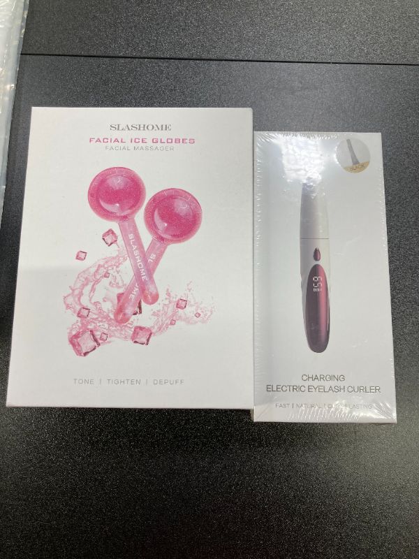 Photo 1 of Heated Eyelash curlers Fast Heat up Within 10s,Electric Eyelash Curler for Women,24 Hours Long Lasting, lash Curler Type C Rechargeable Black
Ice Globes for Facials, Ice Globes, Face Massager, Face Tools, Facial Ice Globes, Cooling Globes, Globes for Face
