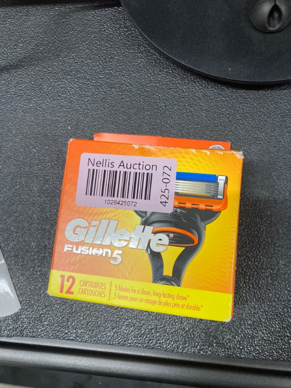 Photo 2 of Gillette 30552 Fusion Manual Refill Cartridges - 12 ct