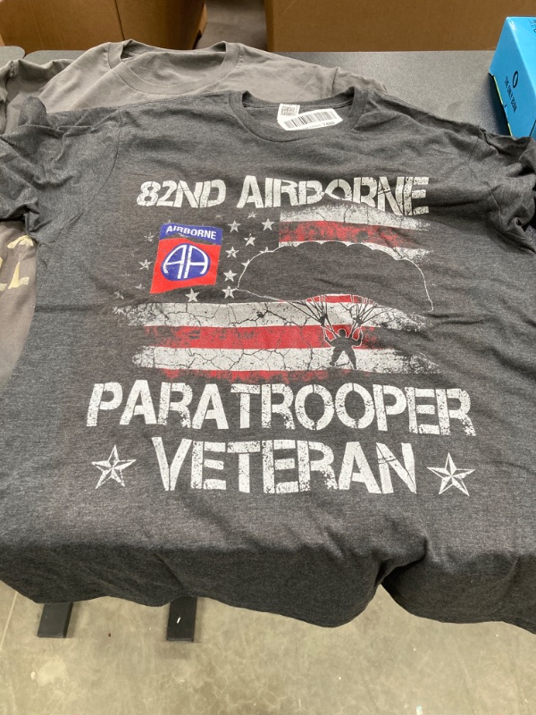 Photo 1 of 2 item bundle 
2 82 airborne T-shirts 