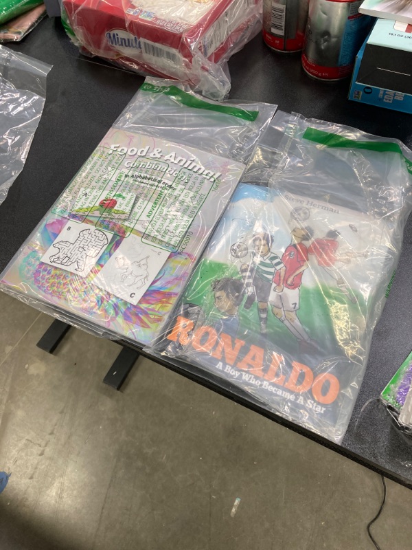 Photo 3 of 2 book bundle
Food Animal Combinations in Alphabetical Order: Enrichment Activity Book, Ronaldo: A Boy Who Became A Star. Inspiring children book about one of the best soccer players.