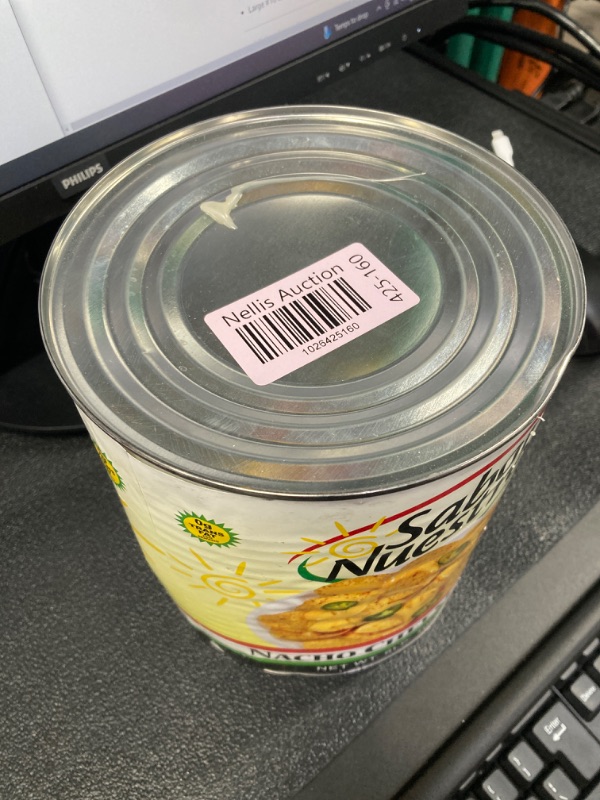 Photo 1 of ***HAS A DENT*****best use 03/may/2024*****  Sabor Nuestro Nacho Cheese Sauce 6 lb.10 oz.