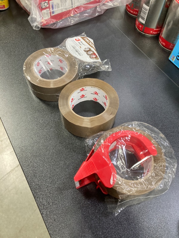 Photo 3 of 2 item bundle Tape and reusable spray bottles
BOMEI PACK 3 Pack Heavy Duty Brown Packing Tape with Dispenser, 2.6 mil, 1.88 inch x 110 Yards, Brown Tape Refills for Industrial Shipping Box Packaging Tape for Moving, Office, & Storage 2.6 mil x 1.88 inch x