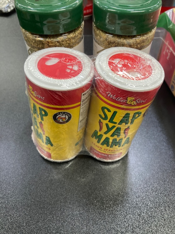 Photo 5 of 5 item bundle seasonings and rice
Minute White Rice, Instant White Rice for Quick Dinner Meals, 72-Ounce Box,  Slap Ya Mama Cajun Seasoning from Louisiana, Original Blend, No MSG and Kosher, 8 Ounce (Pack of 2), 
2 Badia Complete Seasoning®, 6 oz