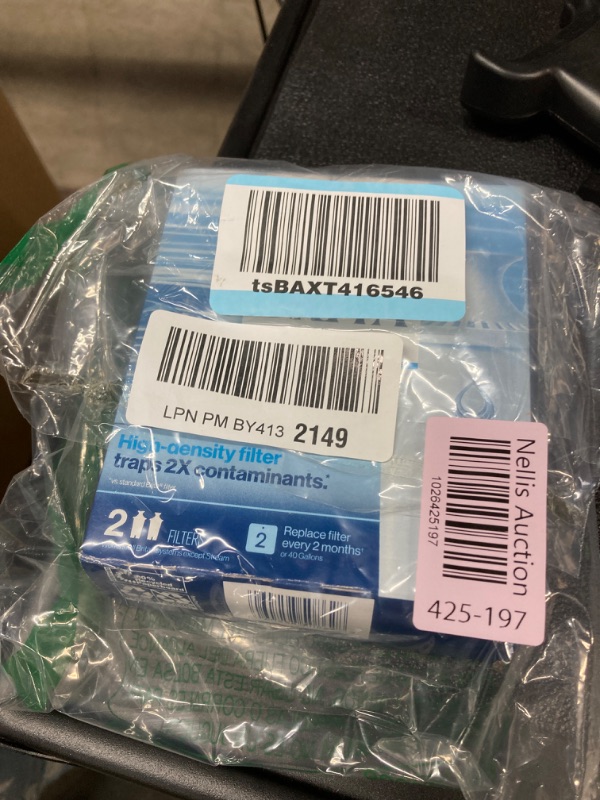 Photo 2 of Brita Plus Water Filter, NEW High Density Replacement Filter for Pitchers and Dispensers, Reduces 2x Contaminants*, Lasts 2 Months, 2 Count 2 Count BritaPlus