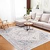 Photo 1 of Machine Washable Area Rug for Living Room Bedroom Farmhouse Home/Office Decor, 5x7 Carpet Vintage Boho Style Ultra-Soft with Non-Slip Backing