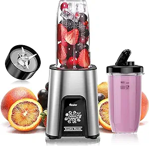 Photo 1 of VEWIOR 900W Blender for Shakes and Smoothies, Personal Blenders for Kitchen with 6 Fins Blender Blade, Smoothie Blender with 2 * 22 oz To-Go Cups BPA Free