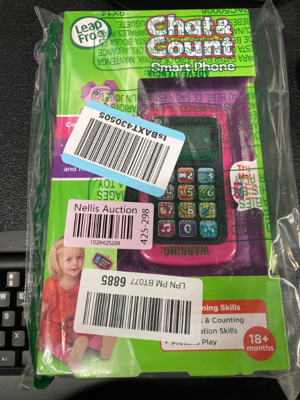 Photo 3 of LeapFrog Chat And Count Smart Phone, Violet