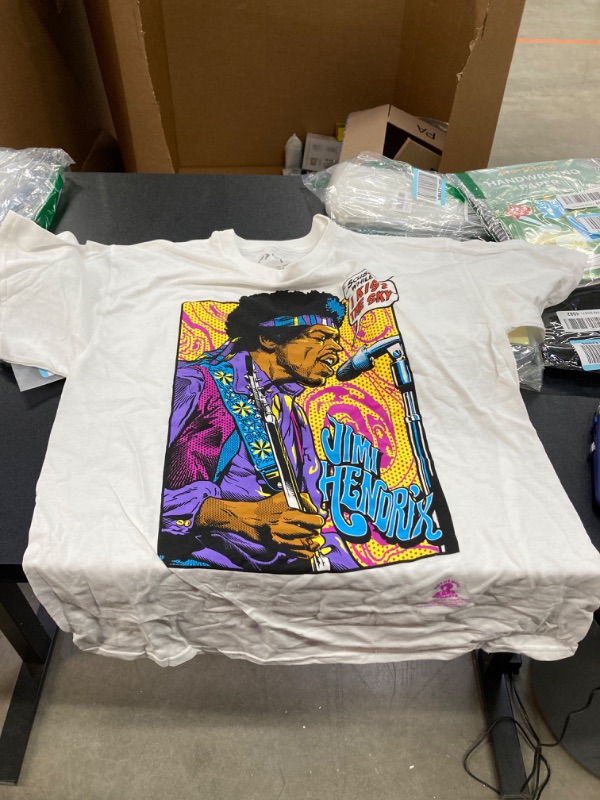 Photo 3 of Liquid Blue Jimi Hendrix Pop Art 'Scuse Me While I Kiss The Sky T-Shirt