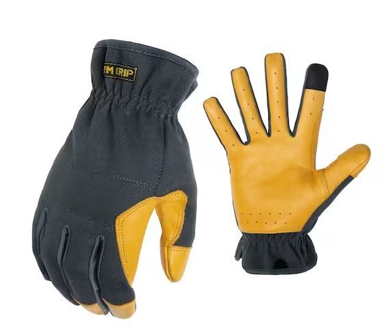 Photo 1 of 3 PAIRS FIRM GRIP
X-Large Duck Canvas Hybrid Leather Work Gloves
