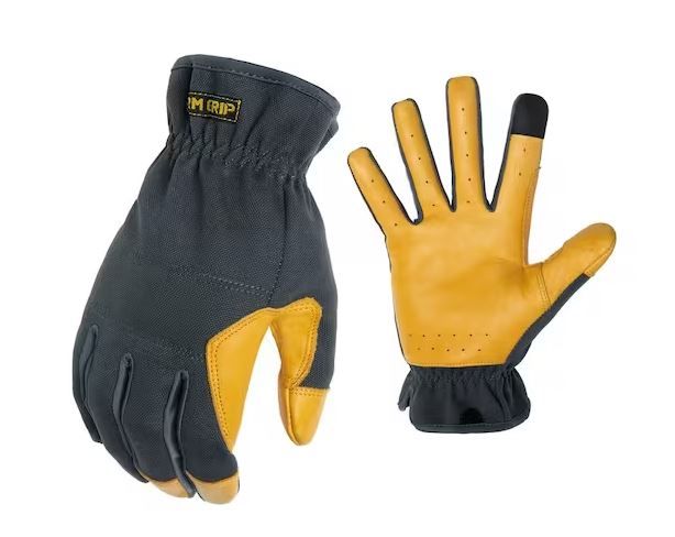 Photo 1 of 2 PACKS FIRM GRIP
X-Large Duck Canvas Hybrid Leather Work Gloves