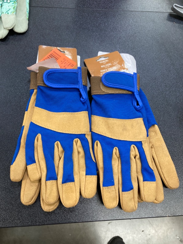 Photo 2 of 2 PAIR Women's Large HI-Dexterity Synthetic Leather Gloves