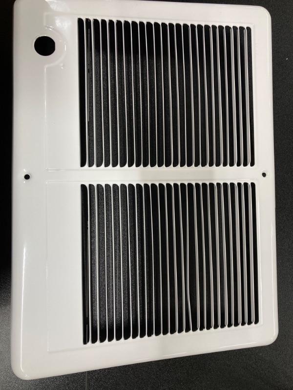 Photo 1 of 240/208-volt 3,000/2,250-watt Com-Pak Twin In-Wall Fan-forced Electric Heater in White with Thermostat